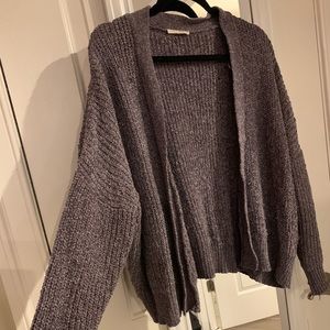 Dakota’s Boutique Chenille Gray Cardigan